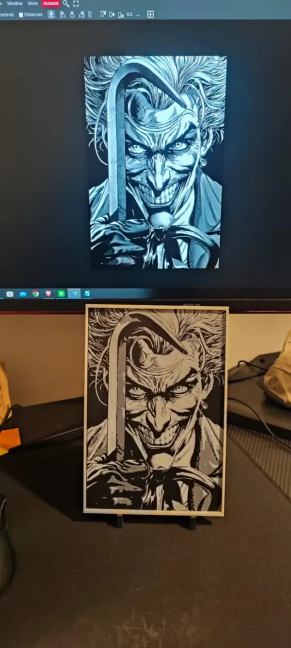 Quadro 3D Coringa – O Príncipe do Crime