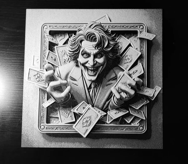 Quadro 3D Coringa – O Caos em Gotham