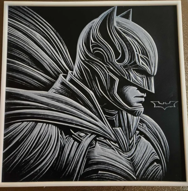Quadro 3D – Batman | O Cavaleiro das Trevas (17x17 cm)