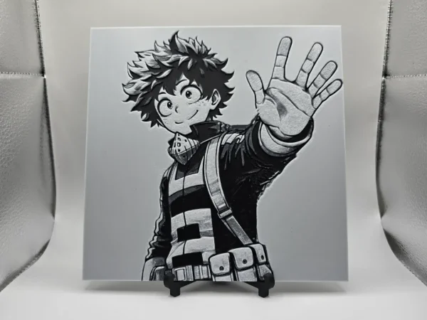 Quadro 3D – Deku | My Hero Academia (20x20 cm)
