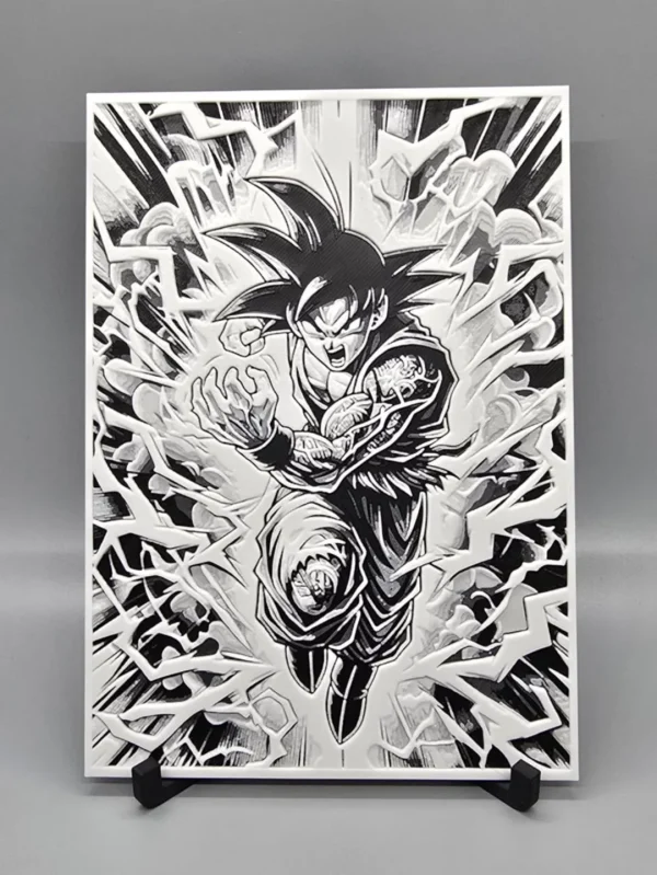 Quadro 3D – Goku | Dragon Ball (12x18 cm)
