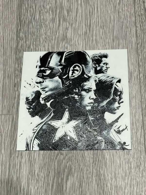 Quadro 3D – Vingadores Unidos (20x20 cm) - Image 2