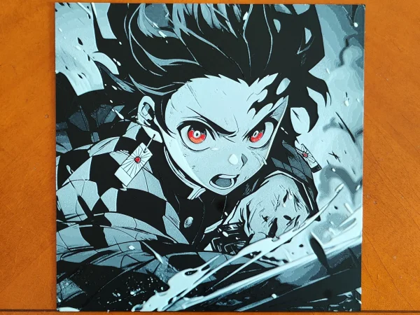 Quadro 3D – Tanjiro Kamado | Demon Slayer (20x20 cm)