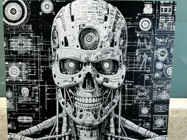 Quadro 3D – Exterminador do Futuro (20x19 cm)