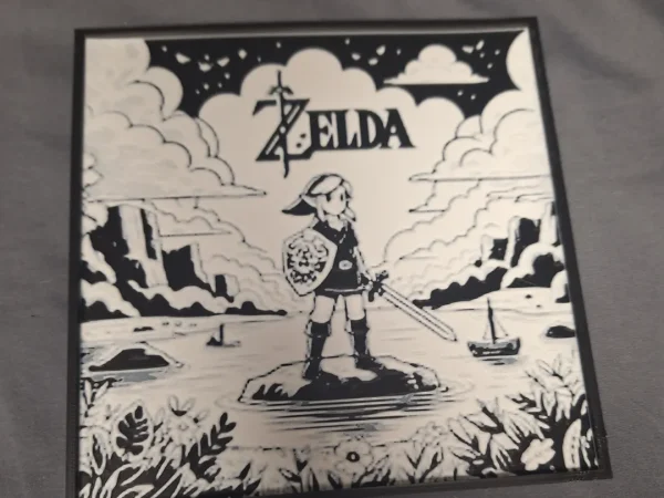 Quadro 3D – The Legend of Zelda (17x17 cm)