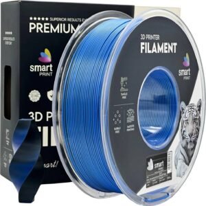 Filamento PLA Silk Dual preto e azul